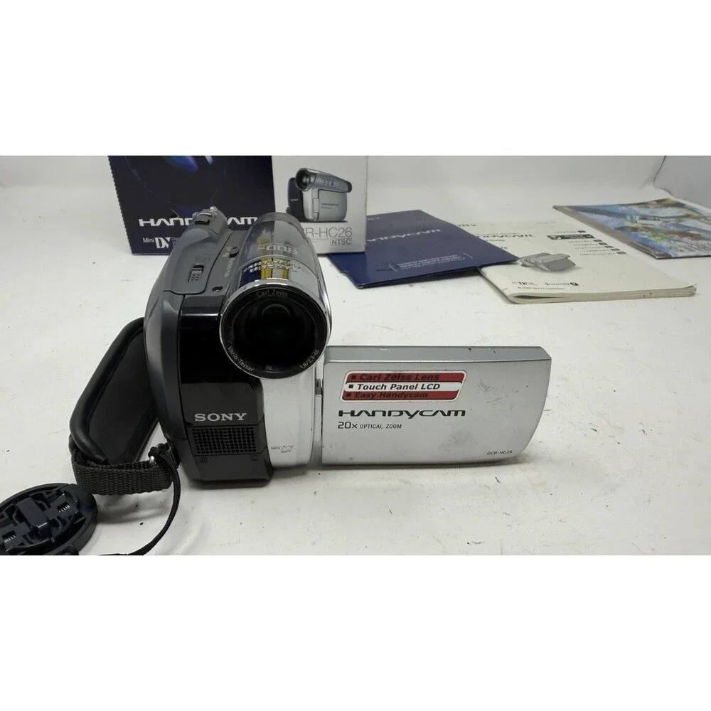 Sony Handycam DCR-HC26 Digital Video Camera Recorder For Parts Or Repair